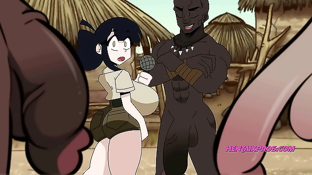 JAVuncensored: Exploring the World of the Big Dick Tribe in Africa - A Cartoon Naughty Adventure